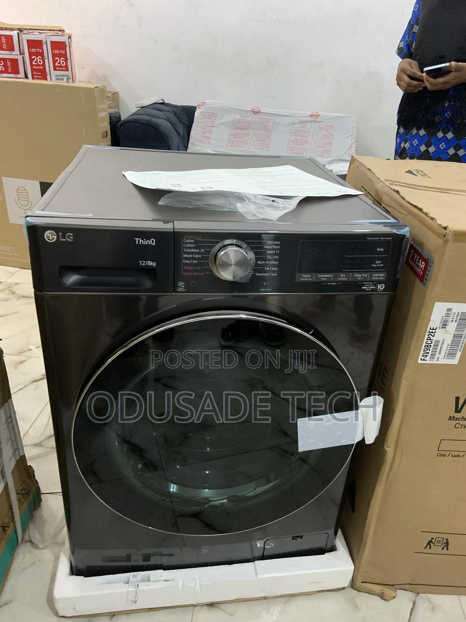 Best Deal LG F4V9BCP2EE 12/8kg Front Load (Wash Dry) WM