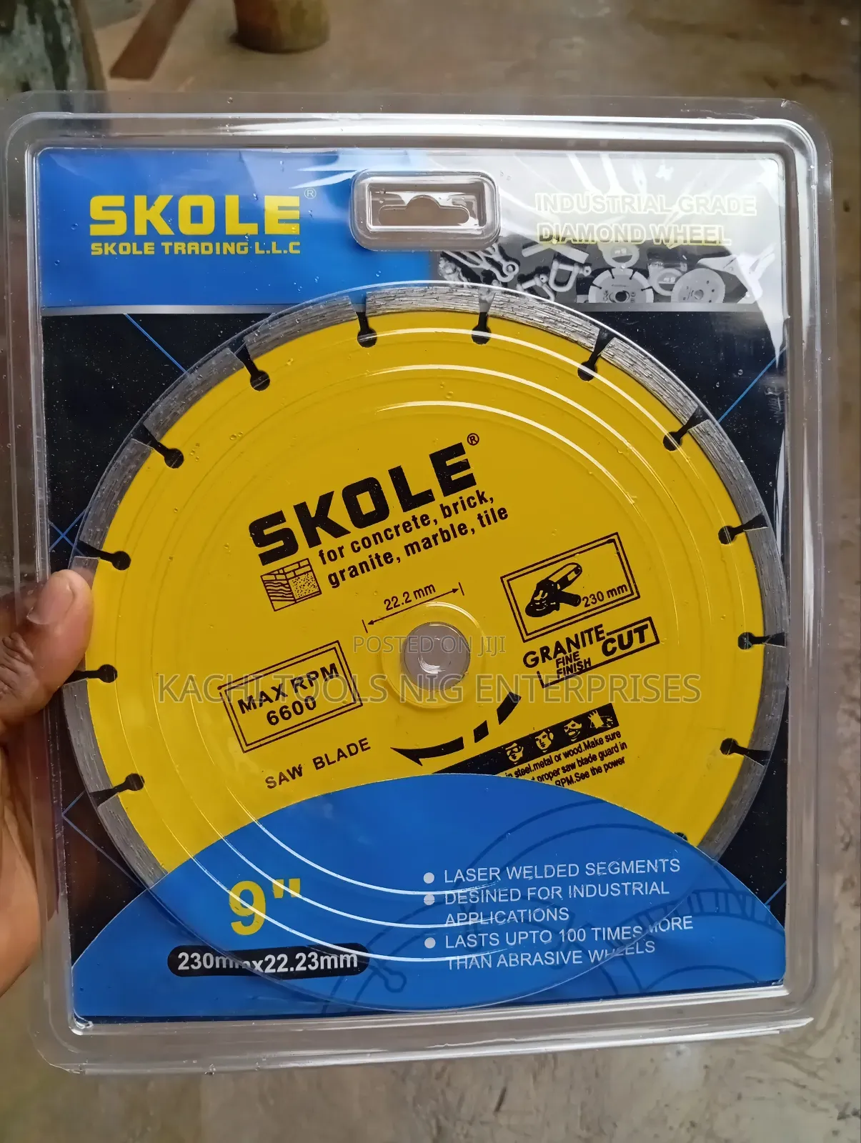 9"Skole Concrete Diamond Cutting Disc