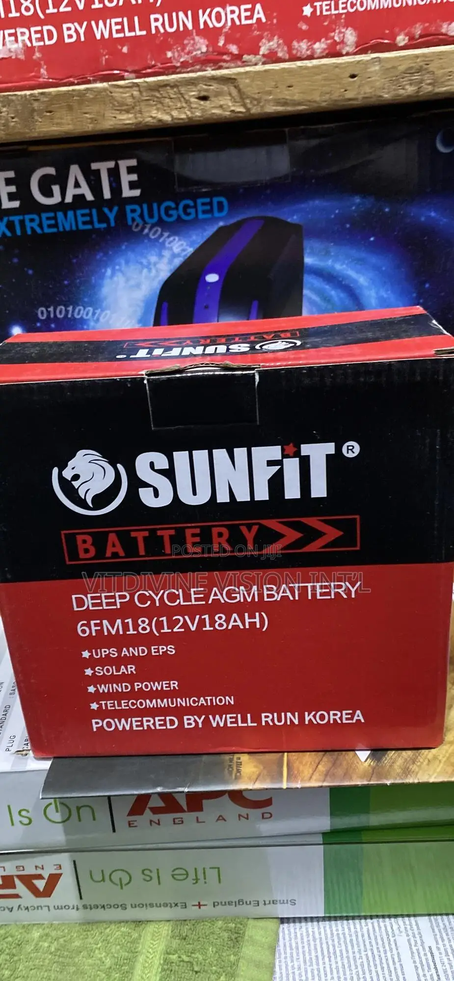 Brit-Elite Ups Battery 12v/18ah Deep Cycle Battery