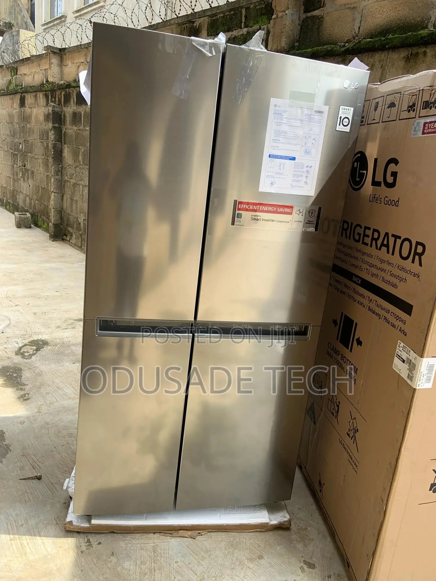 Powerful LG 688L Side-by-Side Refrigerator REF 257 JLYL-B