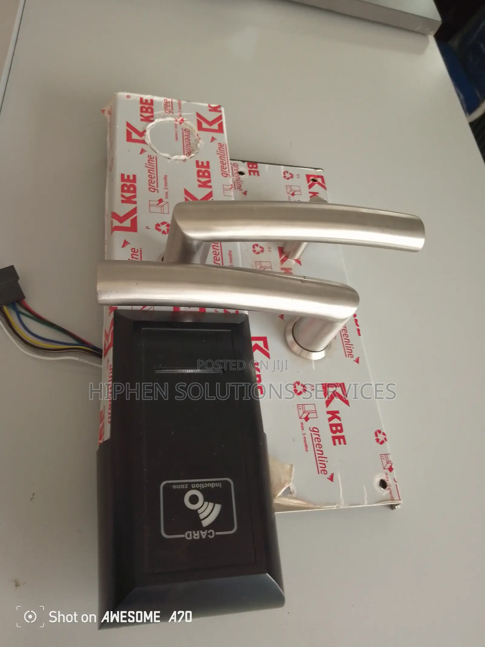 Hotel Door Lock Silver