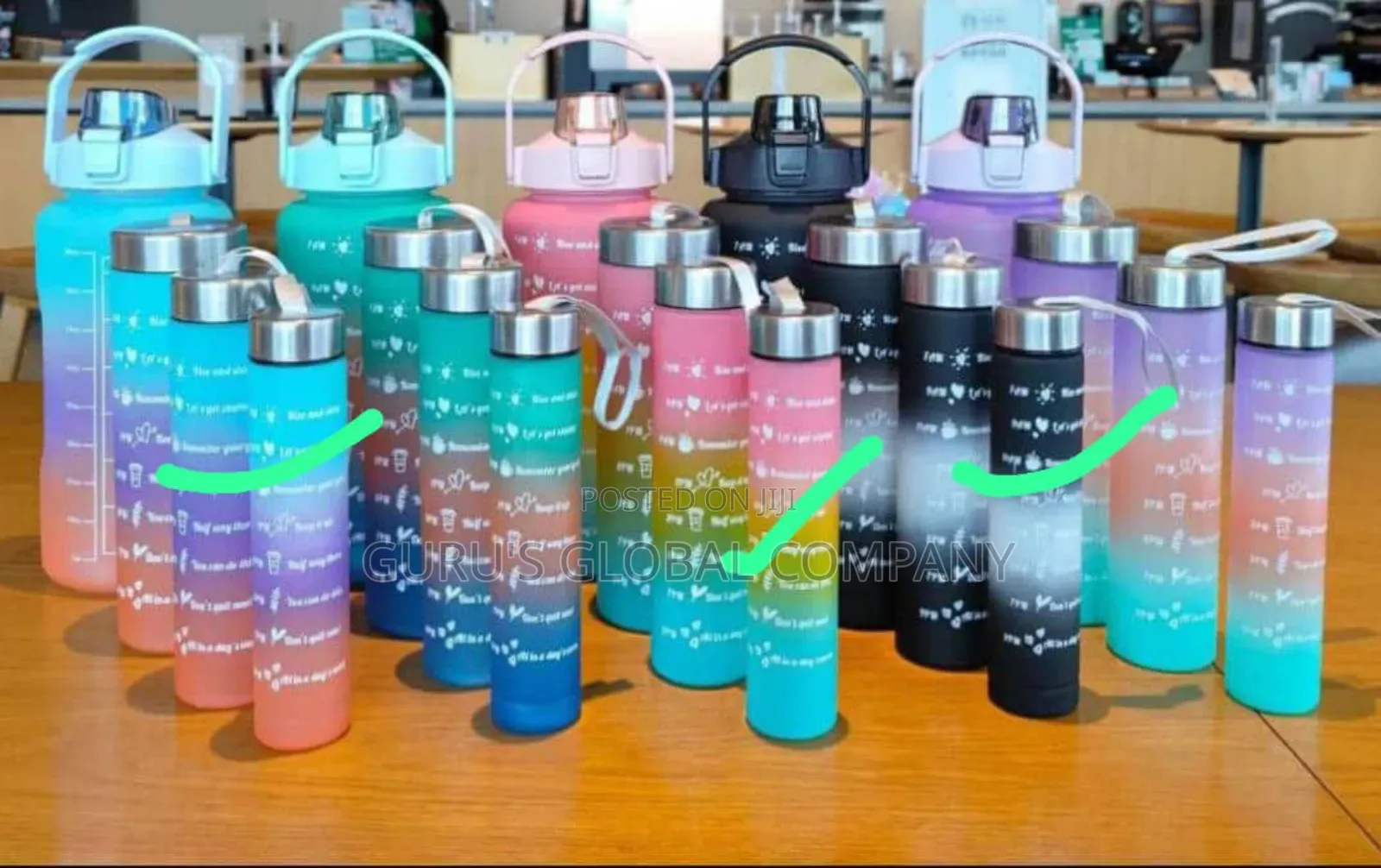 3 in 1 Beautiful Water Bottle