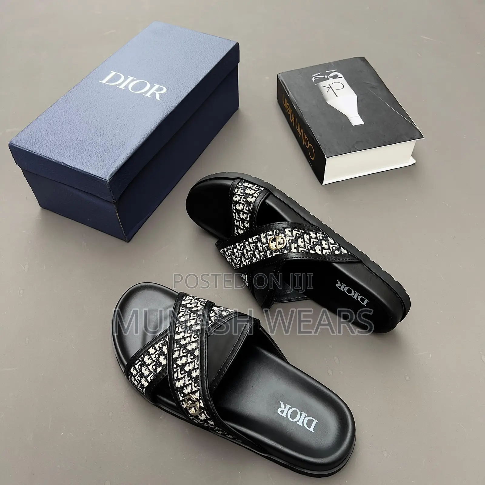 Dior Leather Slipers