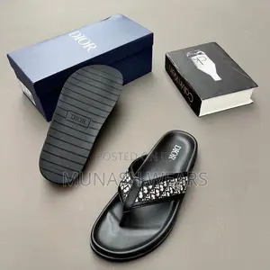 Dior Leather Slipers