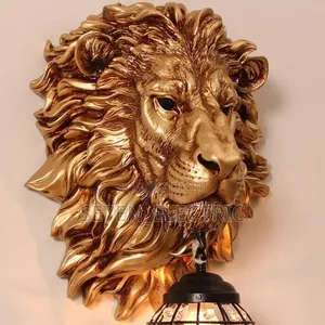 Lion Head Wallbracket Light