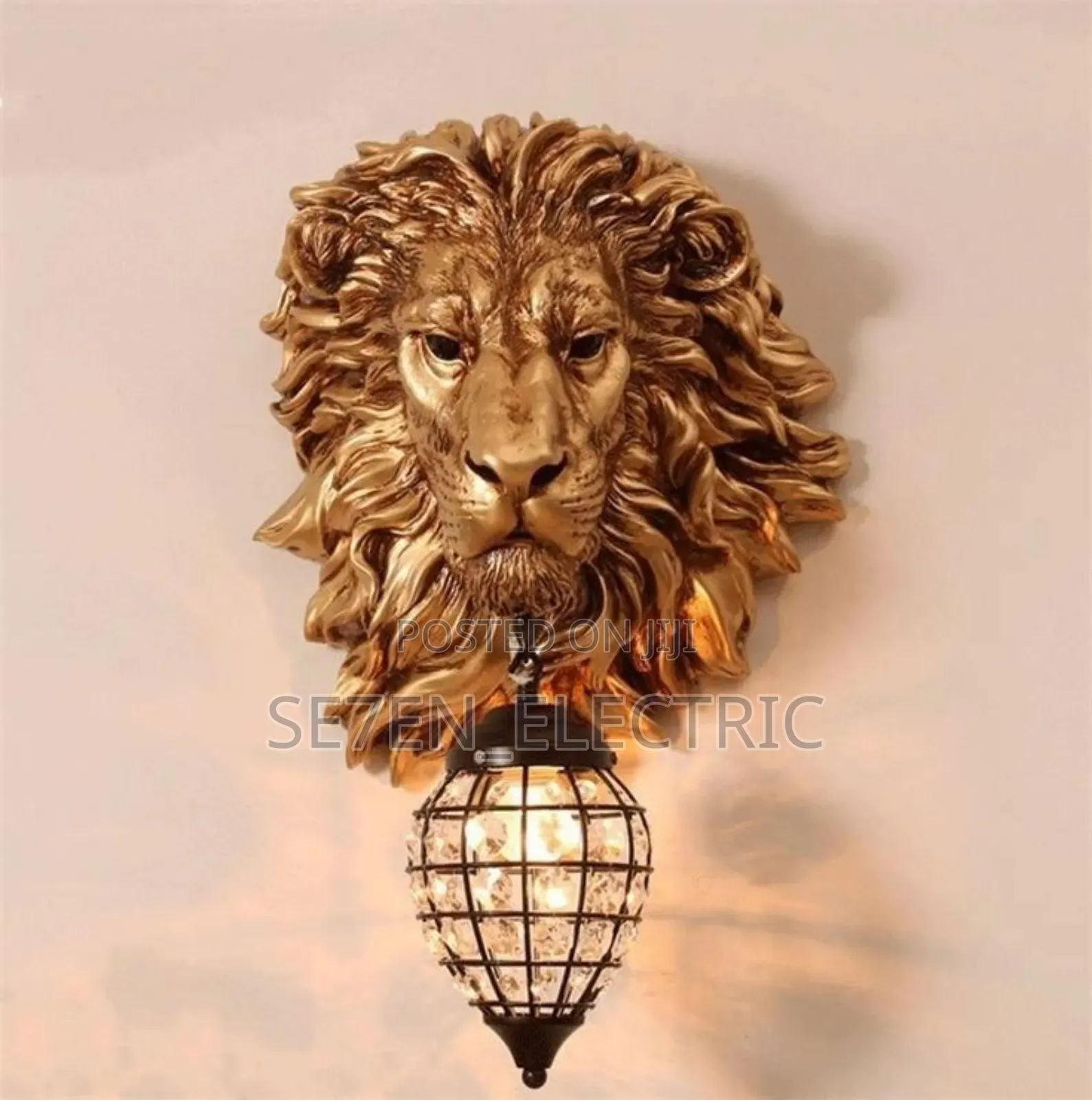 Lionhead Wall Luxury Lamps