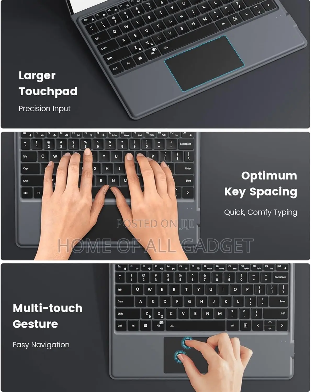 Microsoft Surface Pro 8/X Bluetooth Keyboard With Touchpad