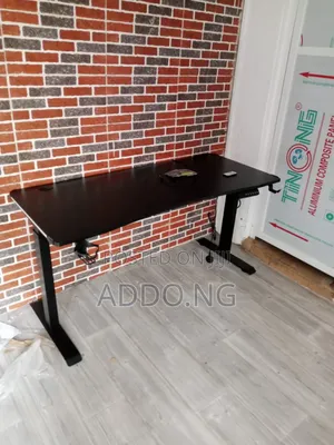 Home and Office Electric Adjustable Desk With Led Lights