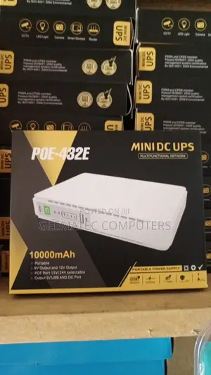 Mini UPS For Router Power Bank 10000mah