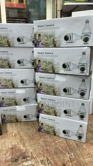 PTZ Bulb Camera 360 Degree Wireless Surveillance CCTV