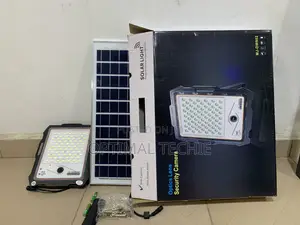 300W Solar Streetlight + CCTV Camera