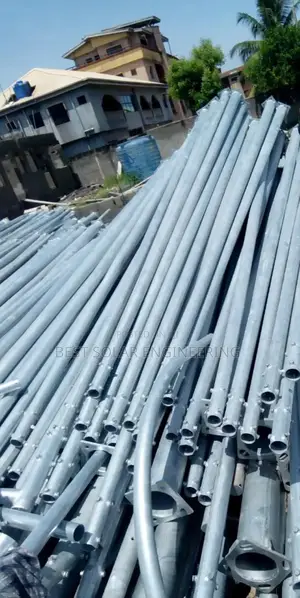 8 Meters Galvanized Street Light Pole