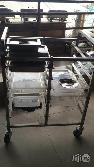 Industrial Food Trolley Stainless Steel 18/10