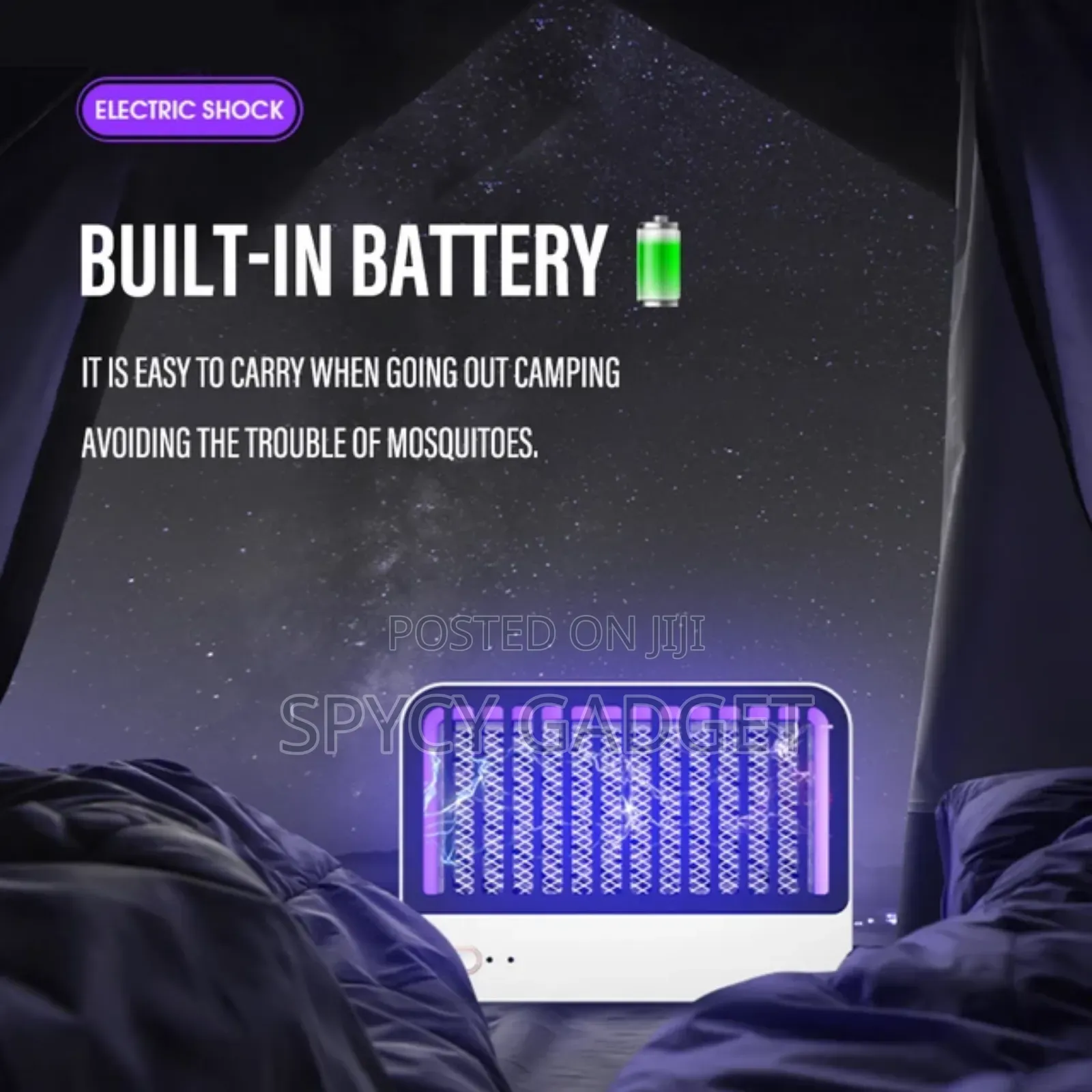 Uv Electric Mosquito Killer Lamp Usb Rechargeable
