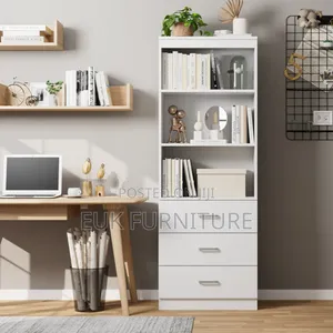 Unique Book Shelf With Drawers