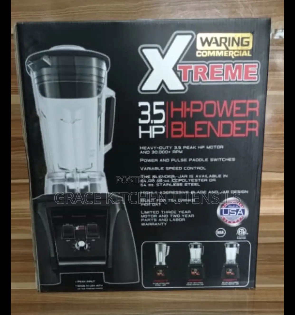Waring Xtreme 3.5hp Commercial Blender