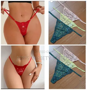 Photo - G String Ladies Lace and Cotton Pant 6in1