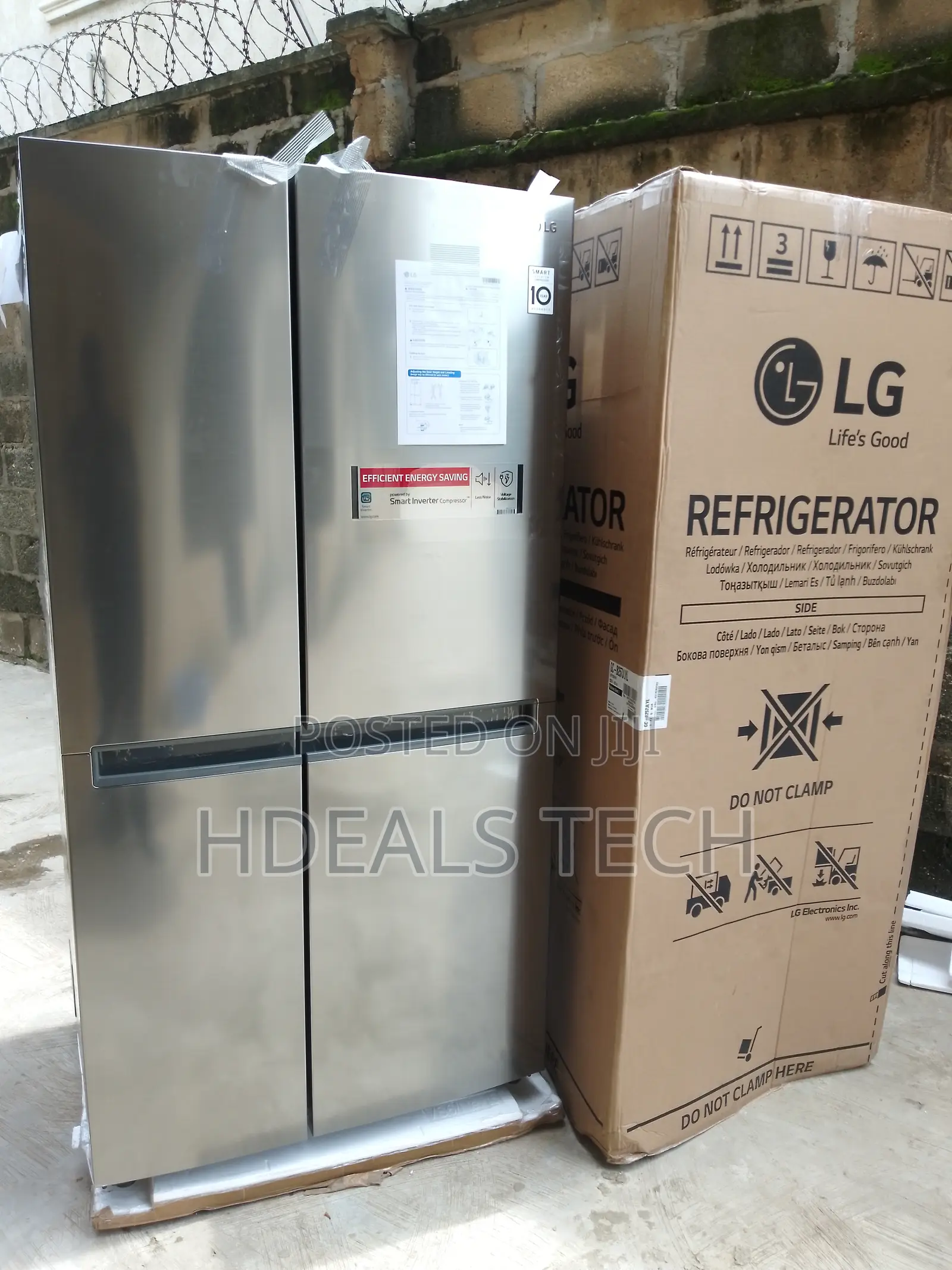 Durable LG Side by Side Refrigerator