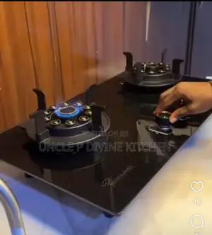 Meestajames Durable Flippable 2 Burner Table Top Gas Cooker.