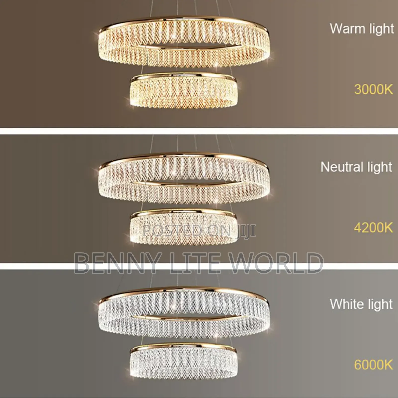 Modern 2-Layer Led Glass Chandelier 24+32 Inch Flush Mounted