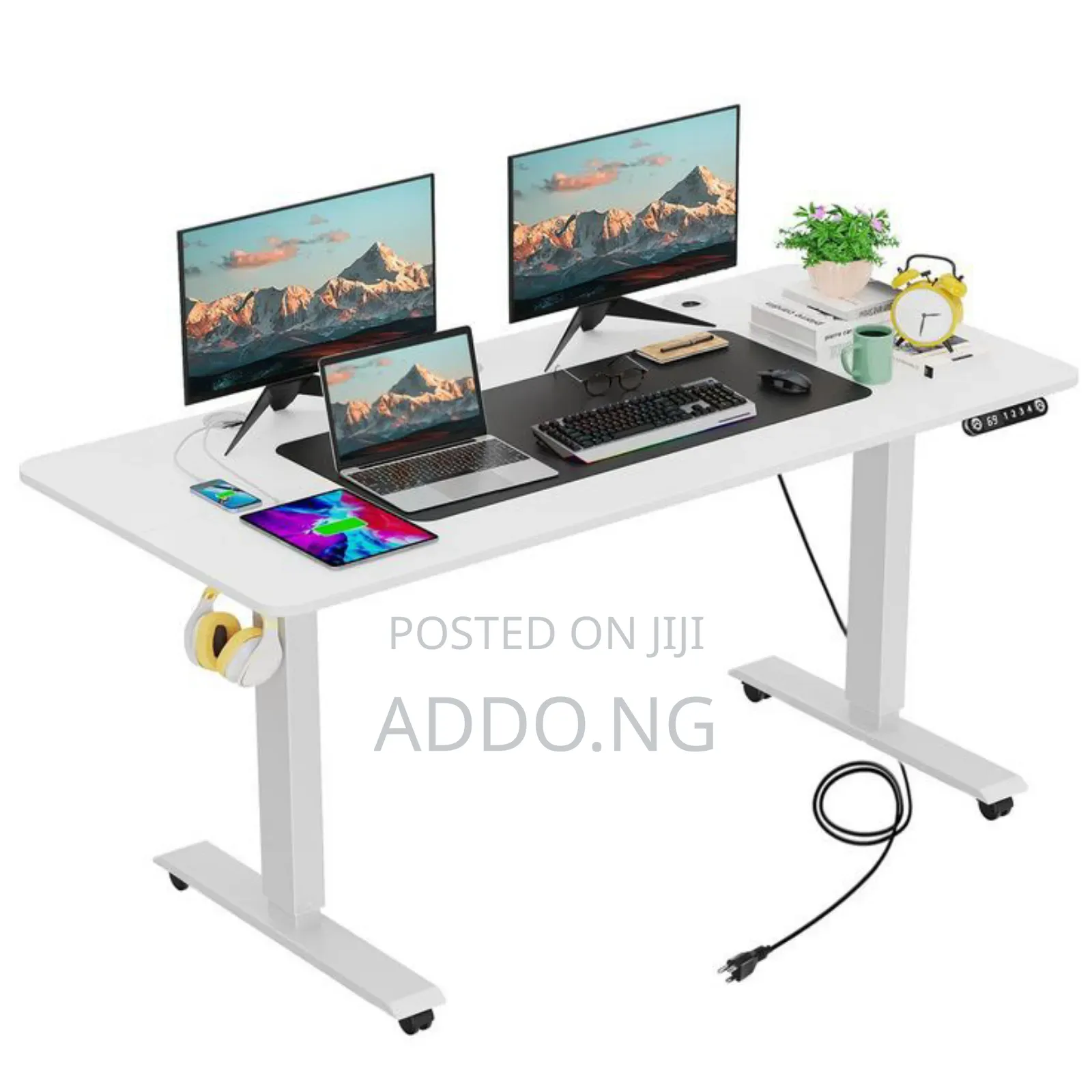 Electric Office Adjustable Desk 1.6 Meter
