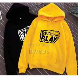 Branded Black and Yellow Hoodie