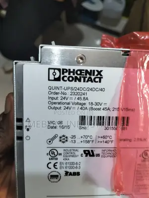 Phoenix Contact Battery Charger Unit 40A