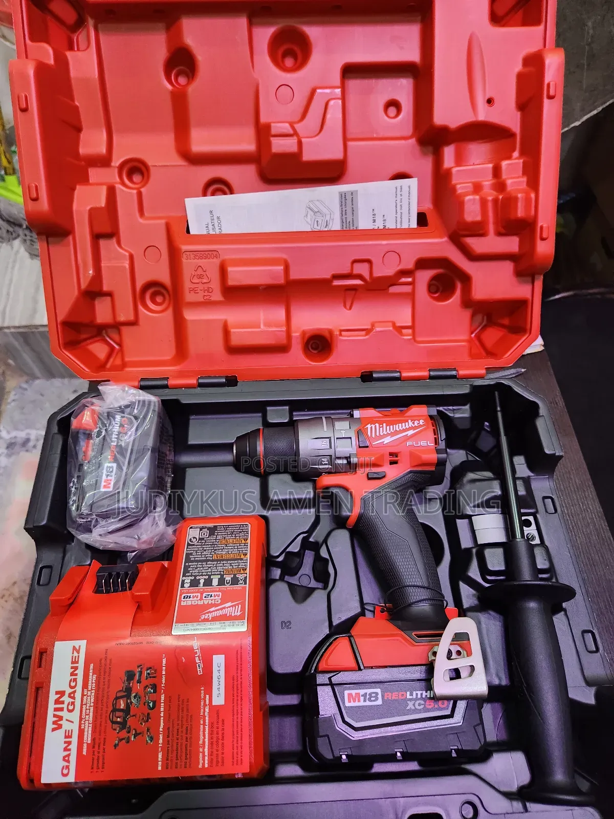 Milwaukee M18 Cordless Drilling Machine
