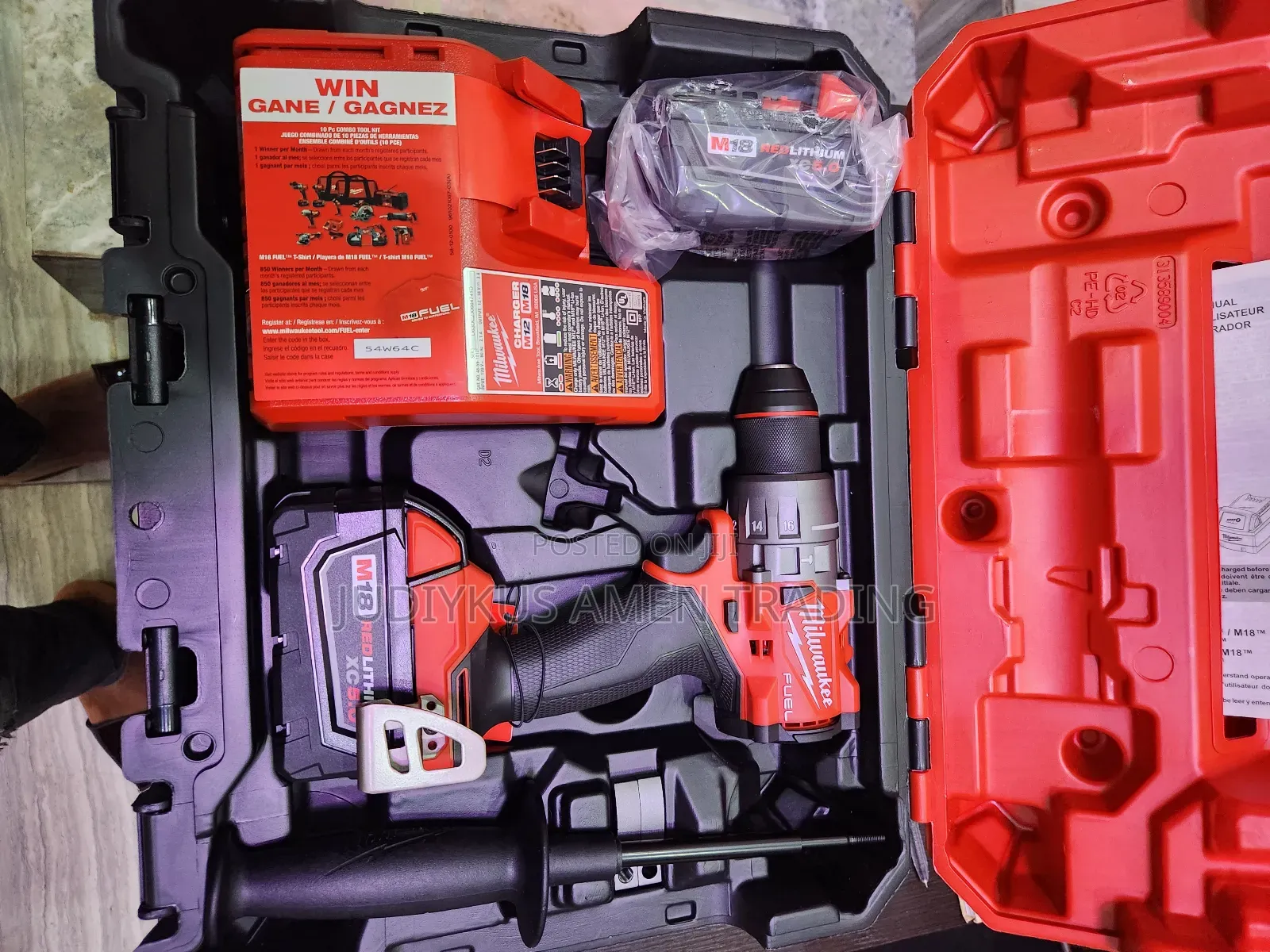 Milwaukee M18 Cordless Drilling Machine