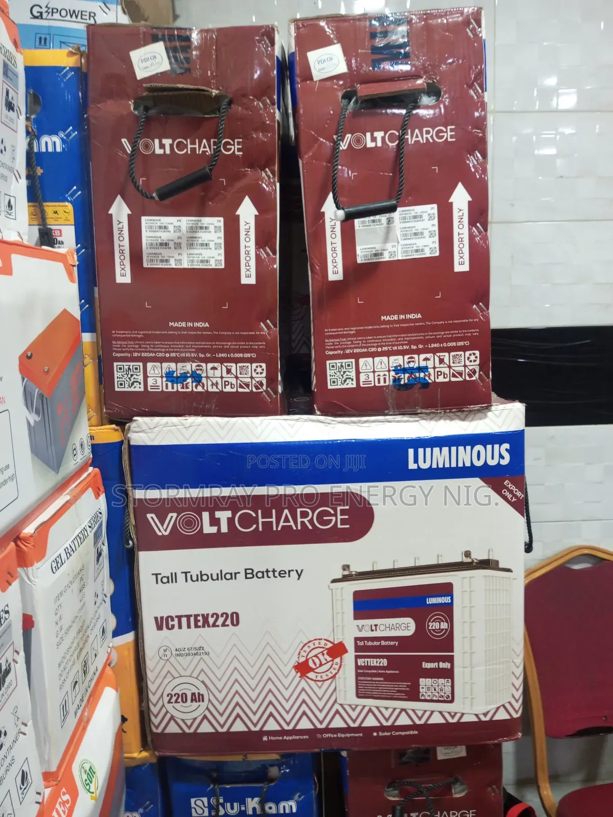 Voltcharge Tubular Batteries