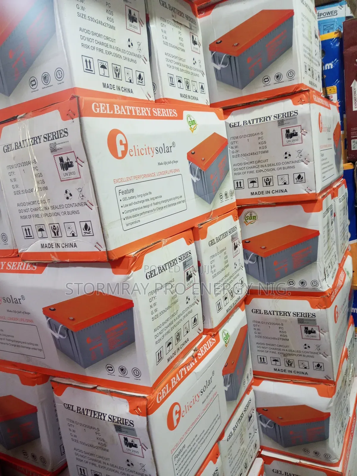 Felicity 200ah Dry Cell Battery