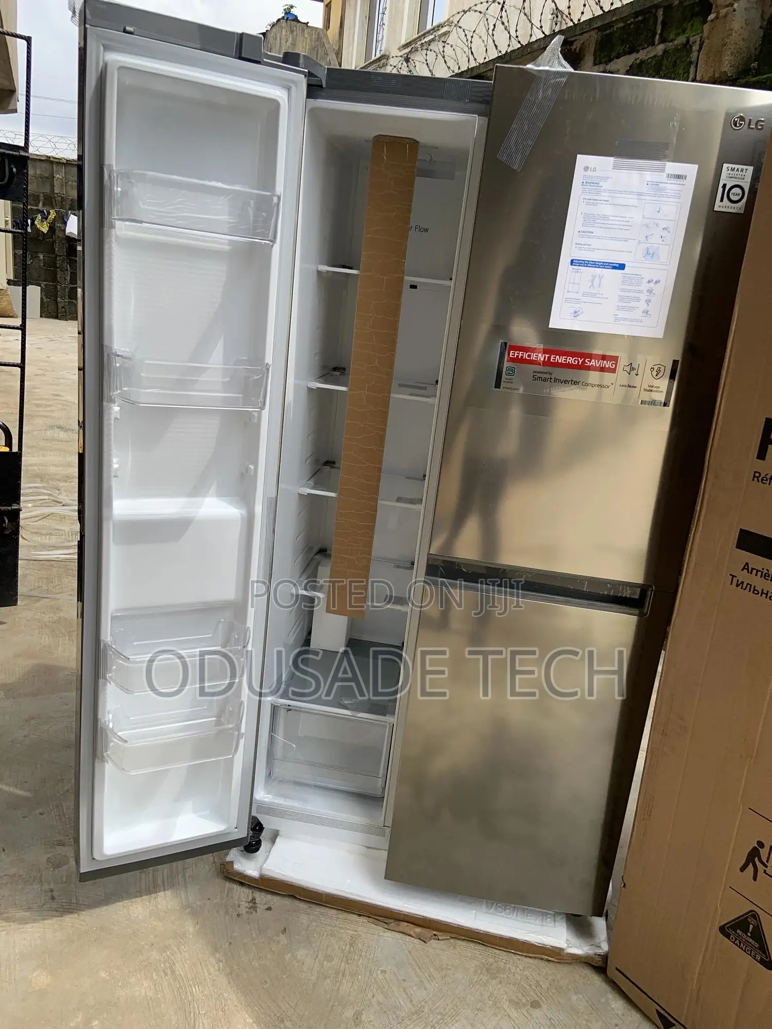 New LG 688L Side-by-Side Refrigerator Ref 257 Jlyl-B