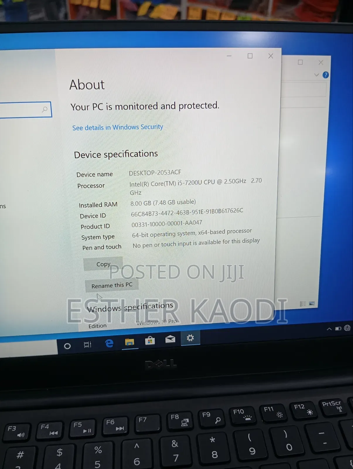 Laptop Dell XPS 13 (9360) 8GB Intel Core i5 SSD 256GB