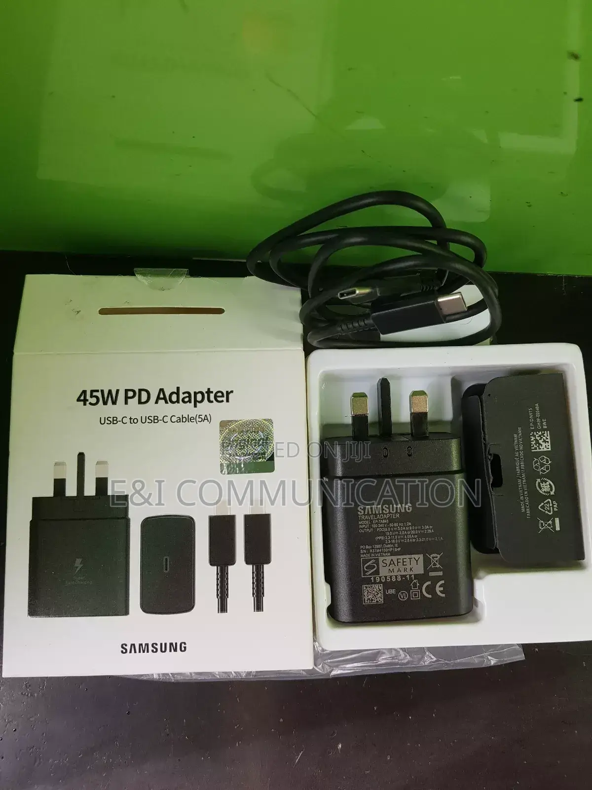 45w Type C to Type C Complete Charger.