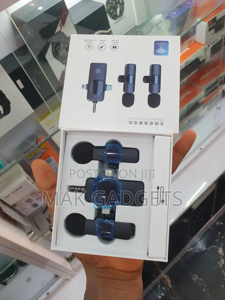 Dual Wireless Lapel Microphone Lavalier Mic TYPE-C
