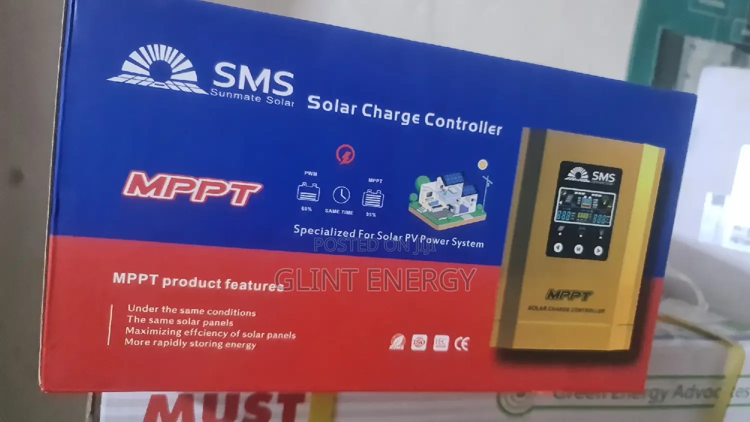 40ah 12v -48v Sms Mppt Charge Controller