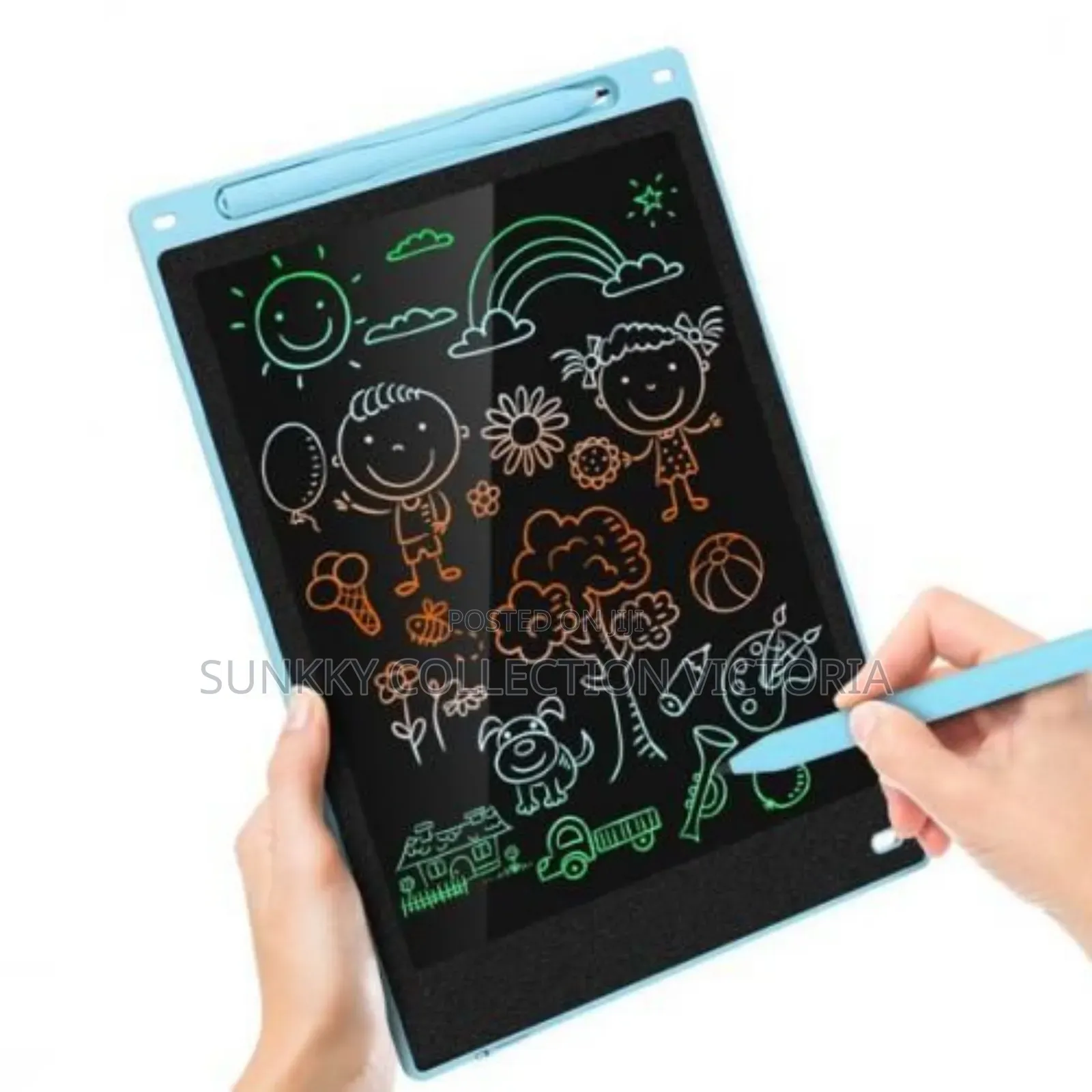 12" LCD Writing Tablet Colorful Electronic Pad For Kids