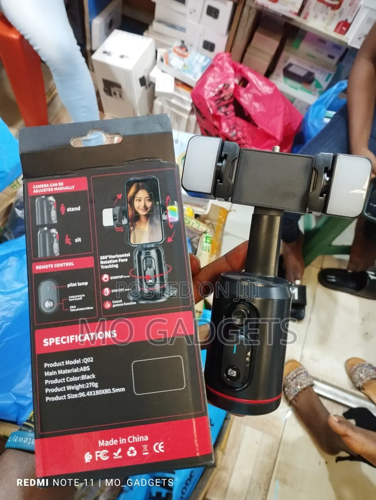 Q02 Face Tracking Selfie Stick/Tripod