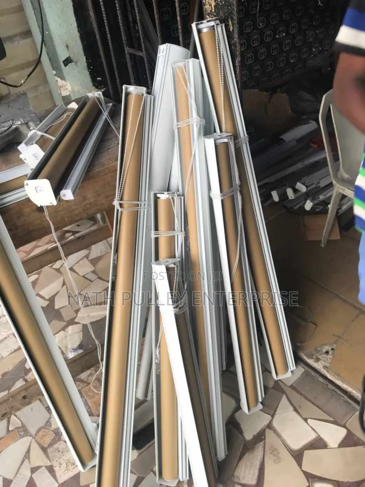 Cartoon Brown Blackout Roller Blinds