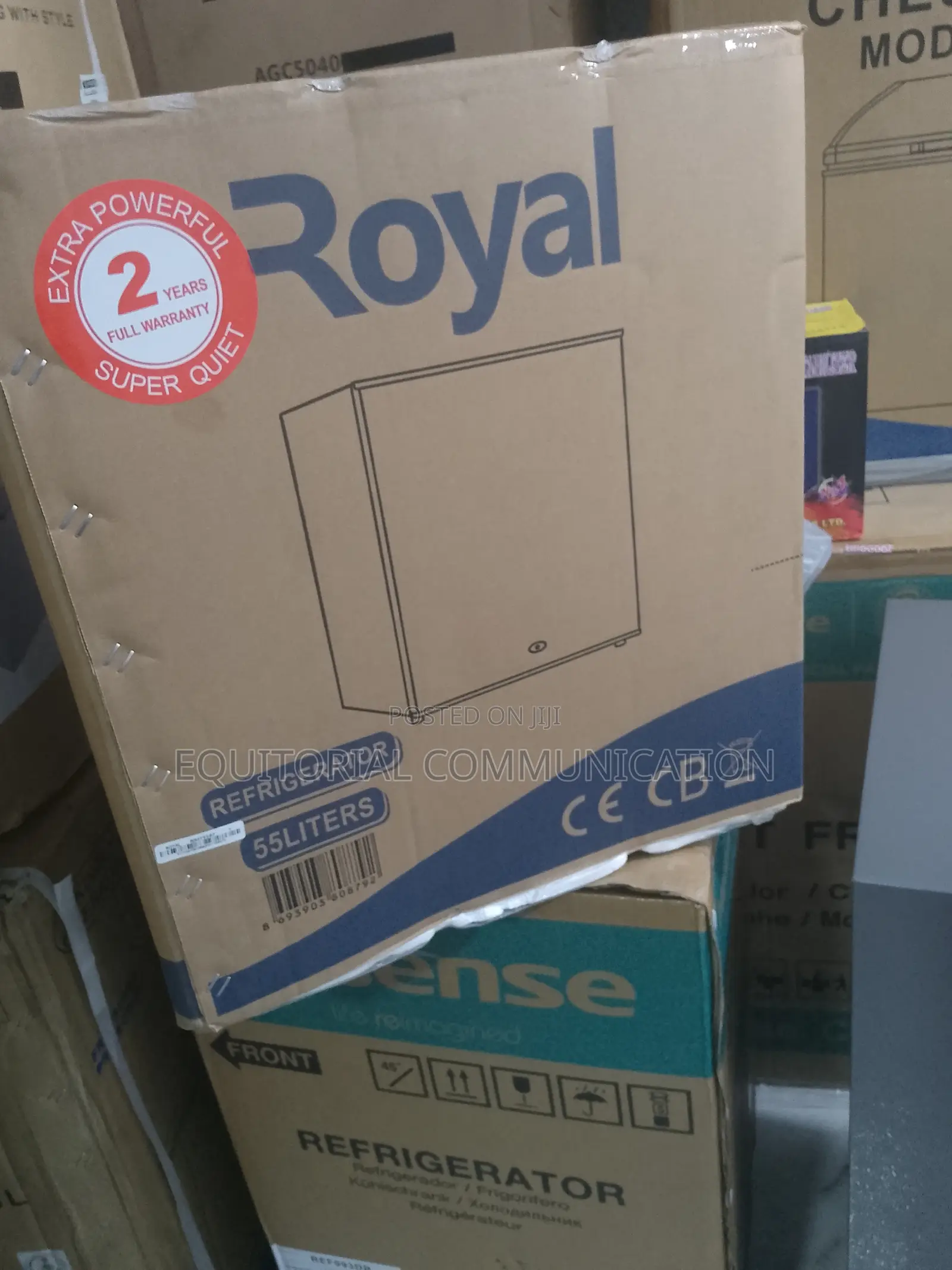 Royal 55L Refrigerator Direct Cool Single Door (RREF55BF)