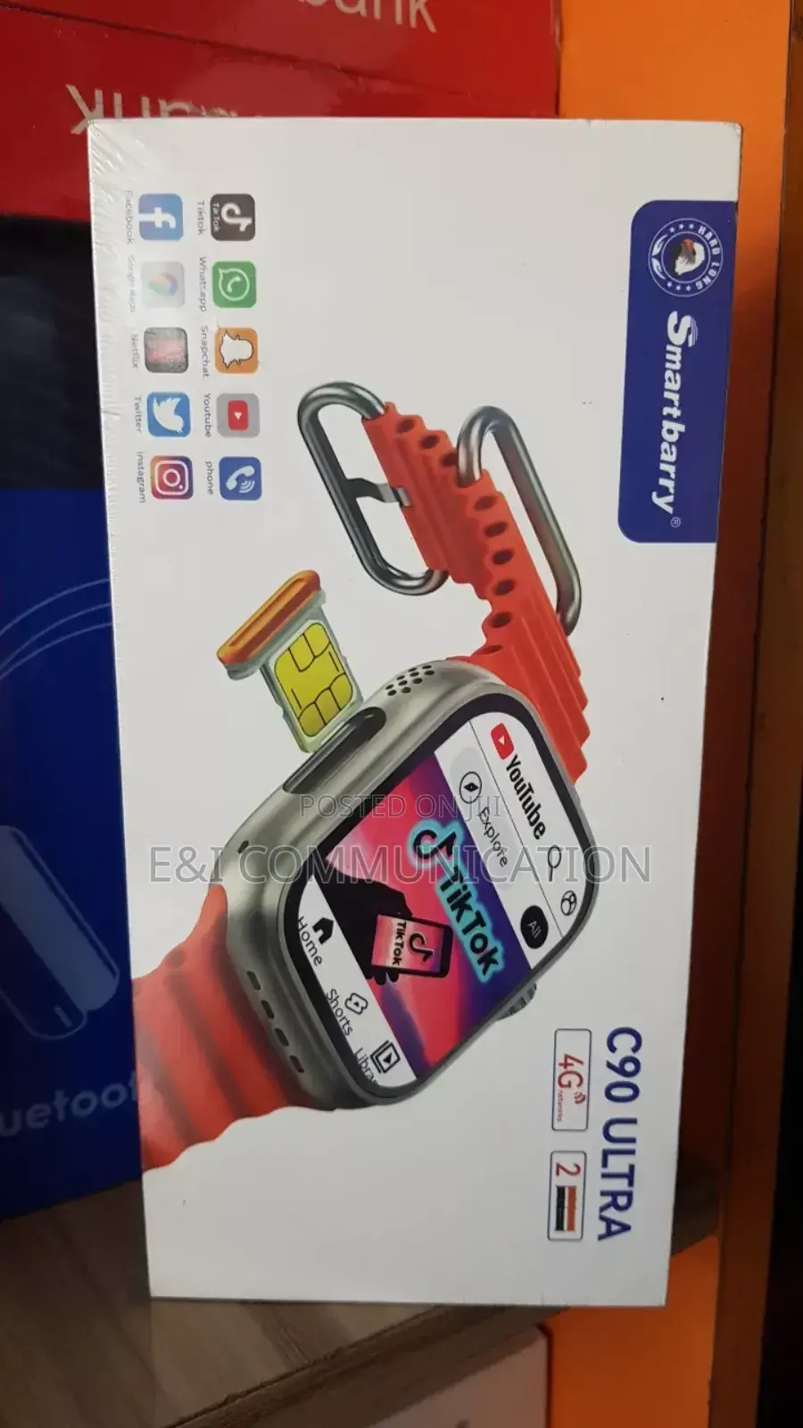 Smart Barry C90 Ultra Smartwatch.