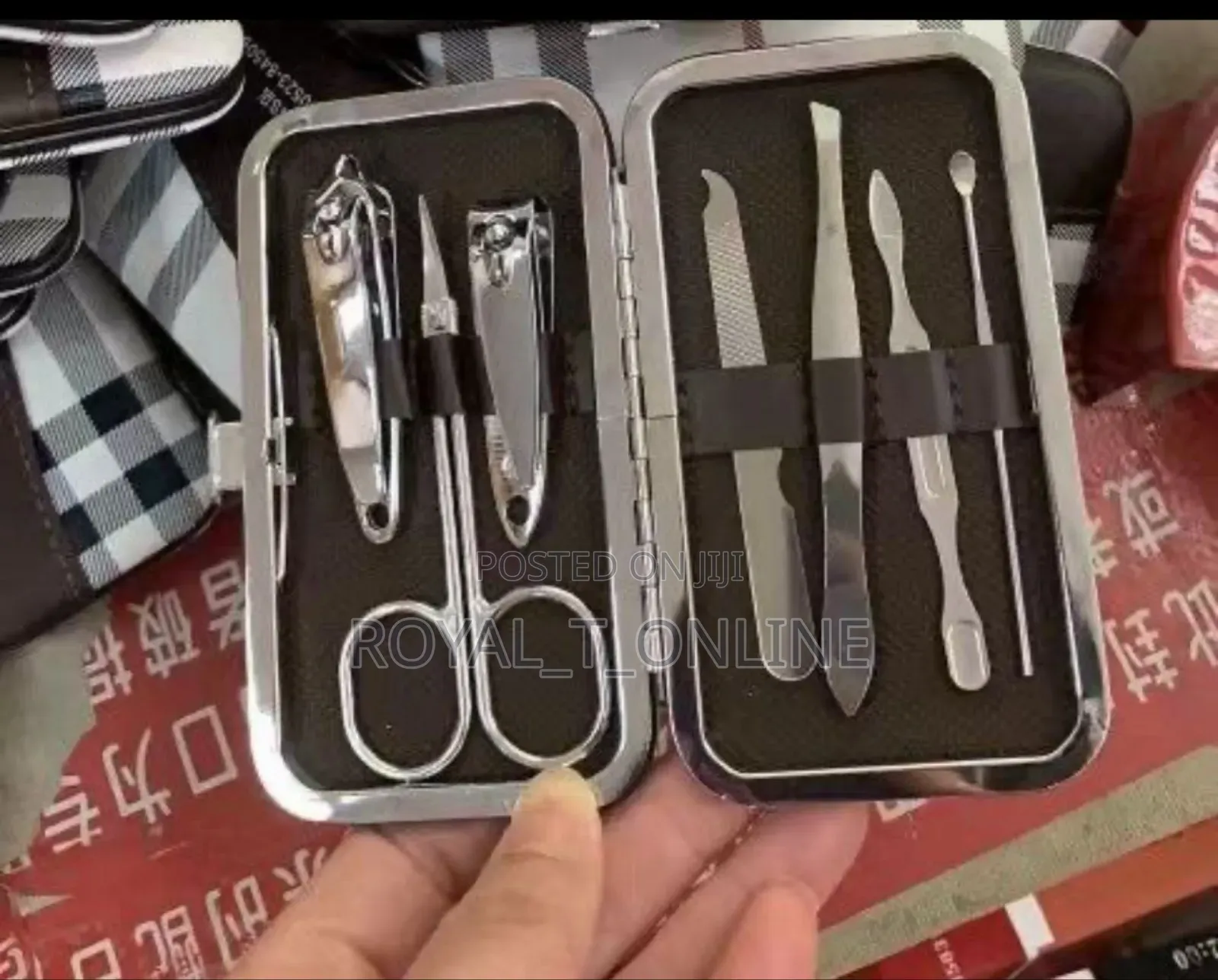 Leather Manicure Set in Abuja. Manicure Gift Idea