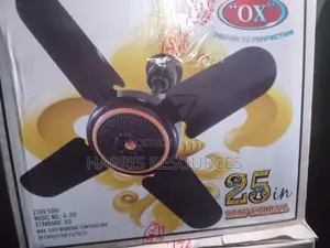 Ox 25" Ceiling Fan Short Blades