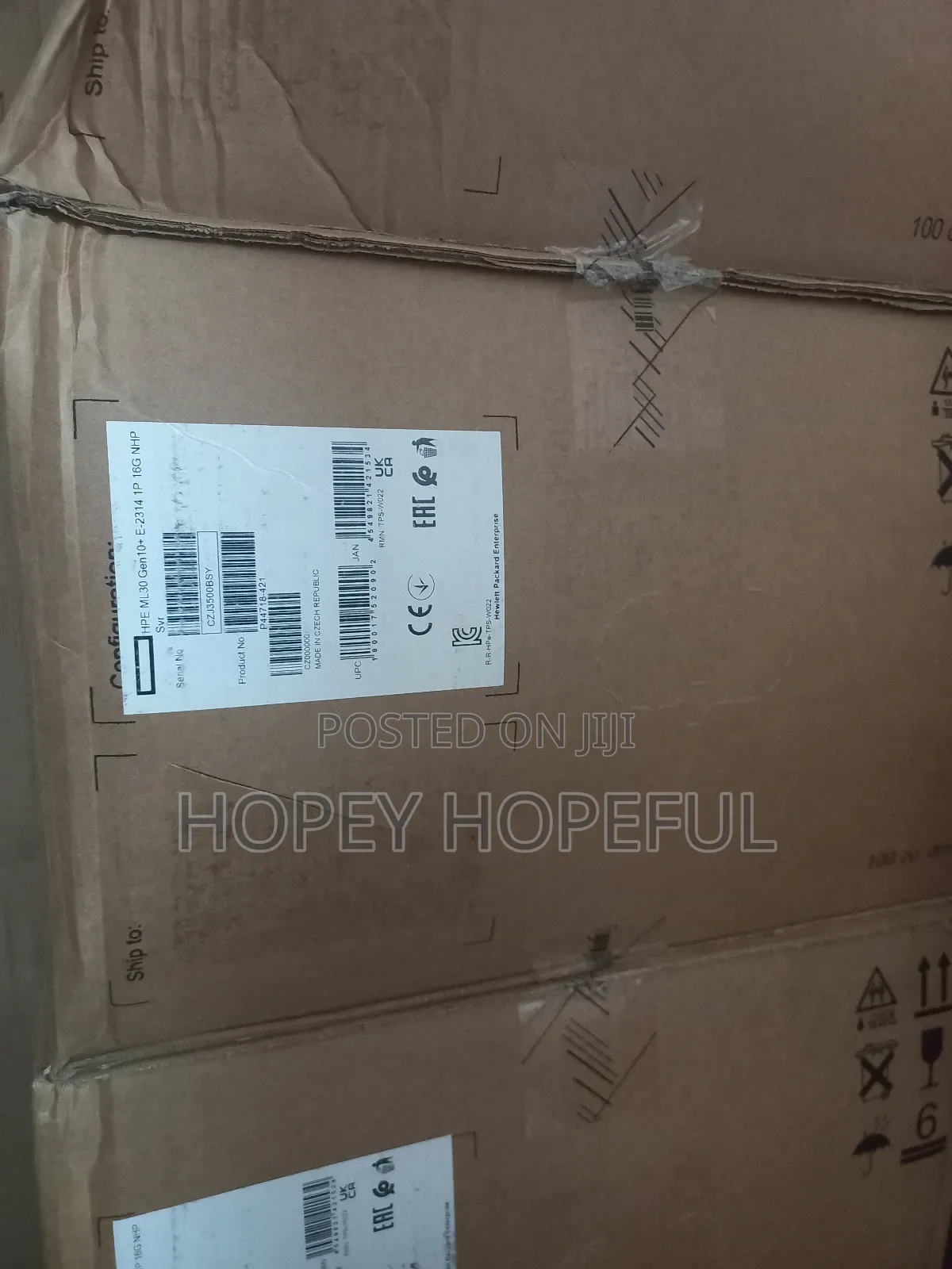 New Server HP ProLiant ML30 G10 E-2224 16GB Intel Xeon HDD 1T