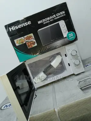 White Hisense Microwave