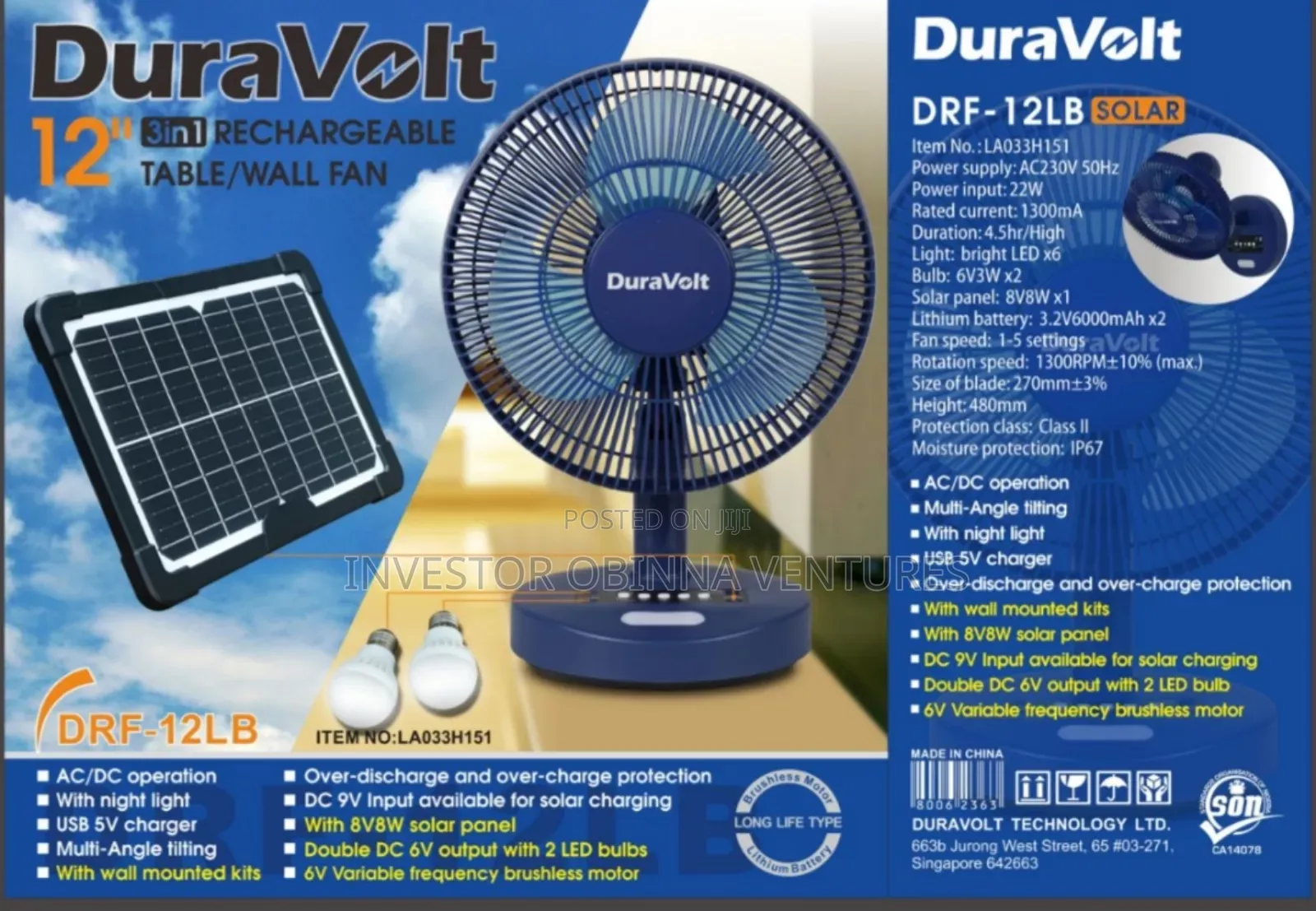 Duravolt Fan
