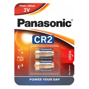 Usa 2x Panasonic Cr2 Dlcr2 Elcr2 3v Lithium Battery