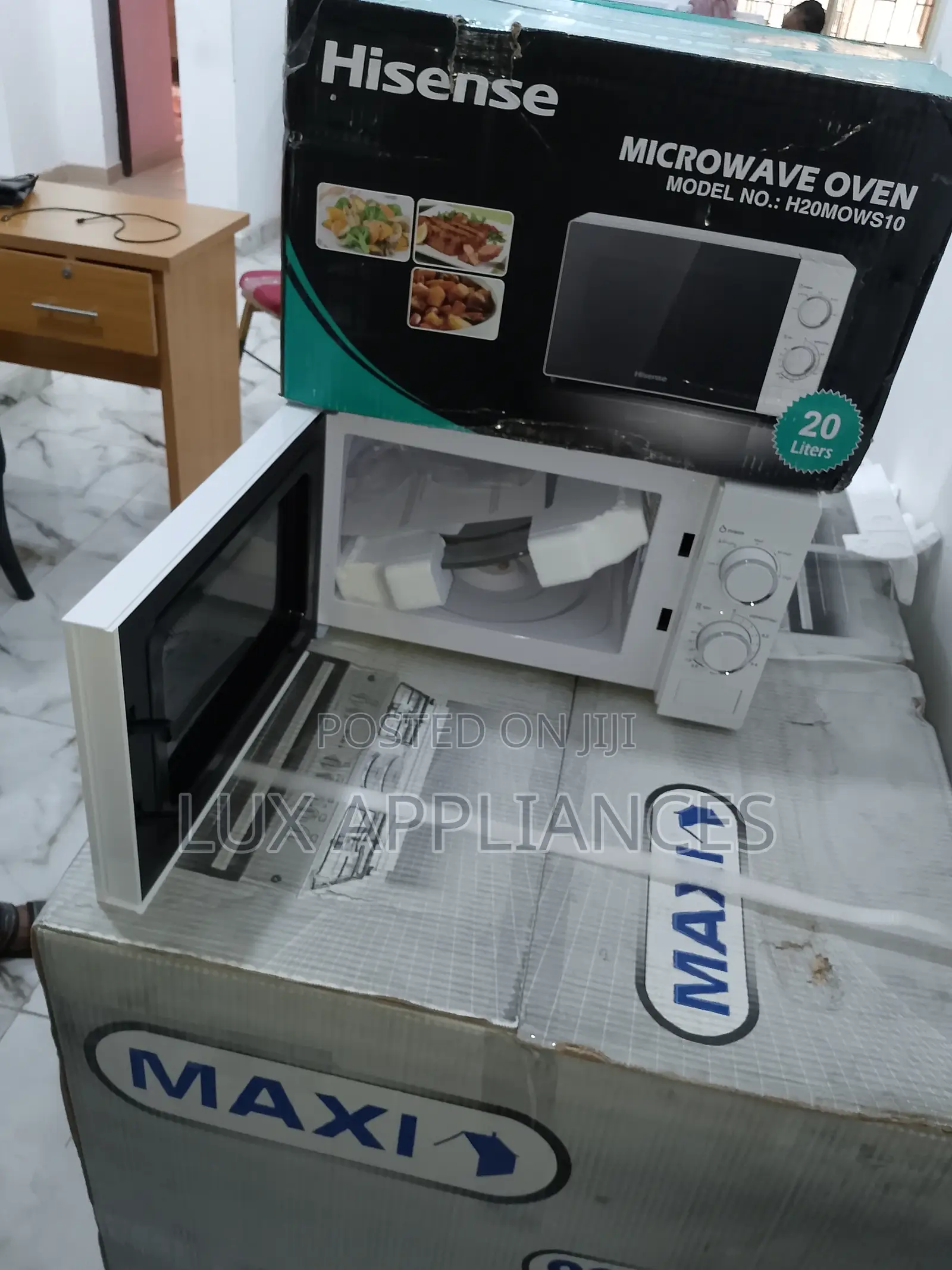 The Available Hisense White Microwave