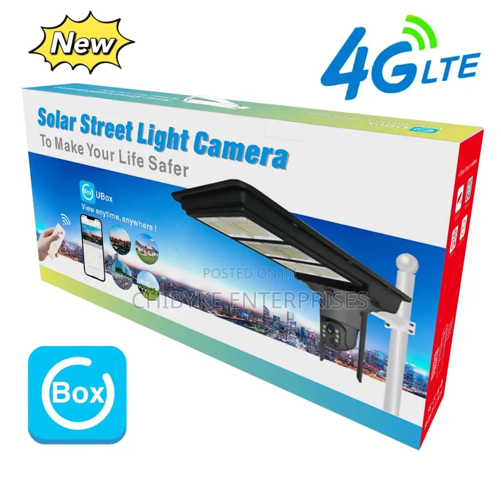 4g Solar Street Light Camera With Auto Tracking