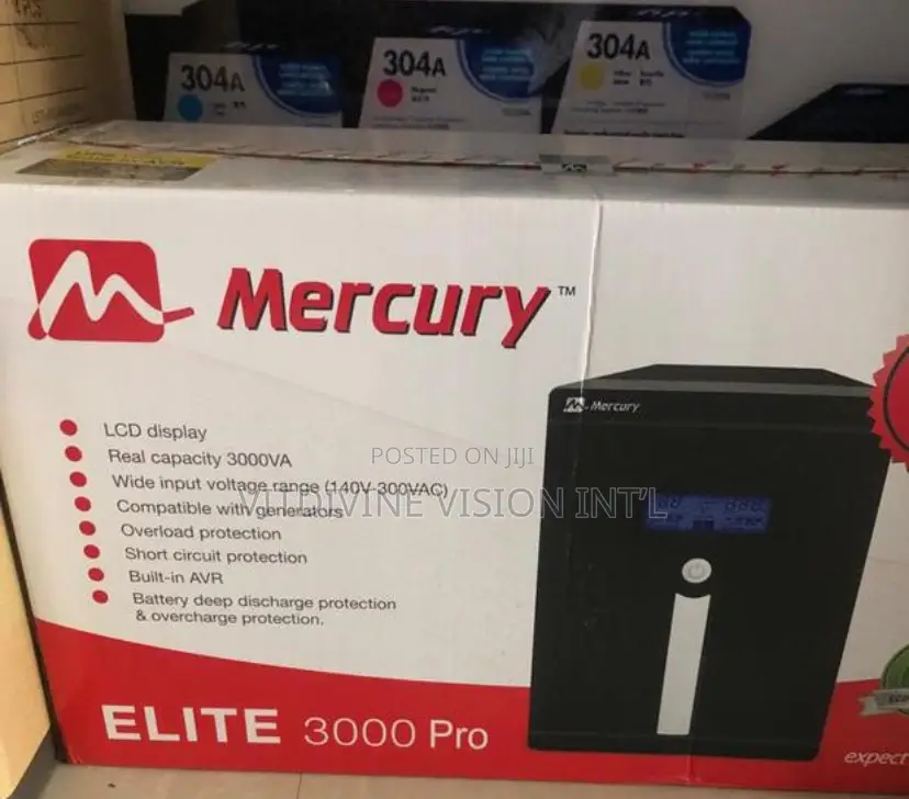 Mercury Elite Ups 3000va Pro 3kva 3.0kva Ups
